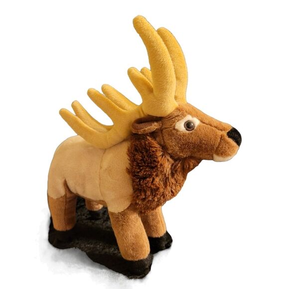 Wild Republic Cuddlekins Elk Standing 12” Plush - Picture 3 of 7